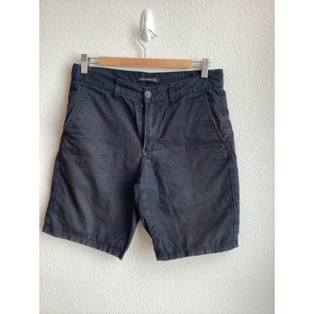 John Varvatos Shorts Men's Size 30 Black Chino Casual Cotton 8" Inseam‎